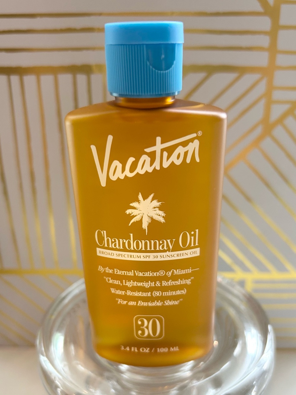☀️🍇 VACATION CHARDONNAY SPF 30 SUNSCREEN OIL 🍇☀️exp 2028 Factory sealed